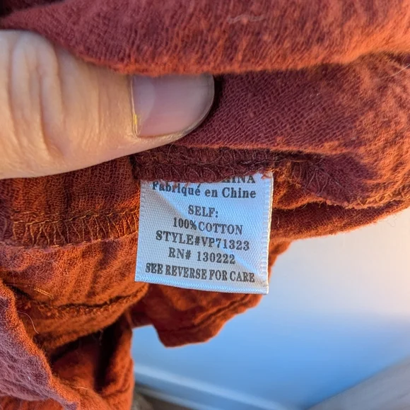 Ina Rust Camisole Top - Picture 3 of 3